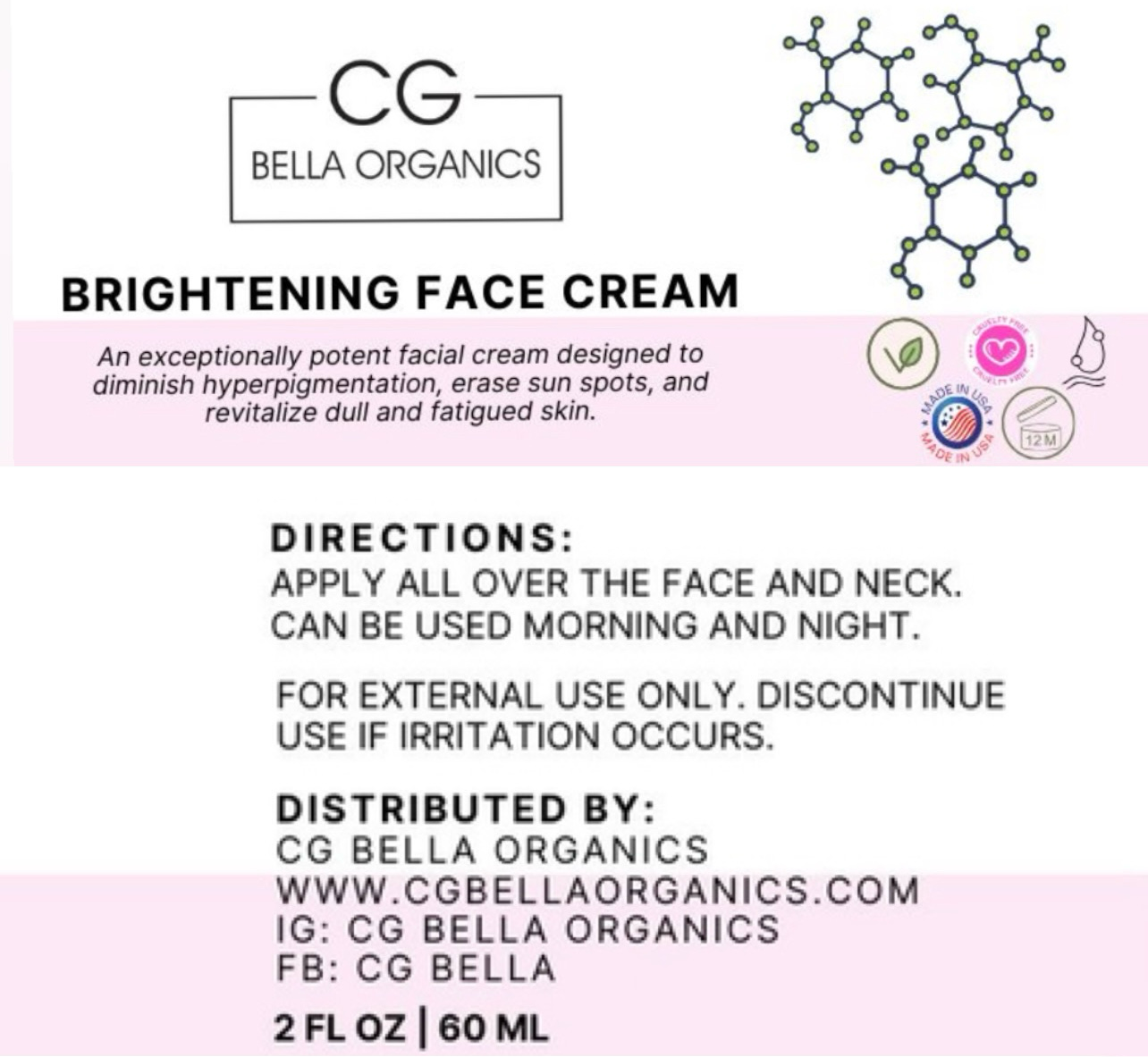 BRIGHTENING FACE CREAM