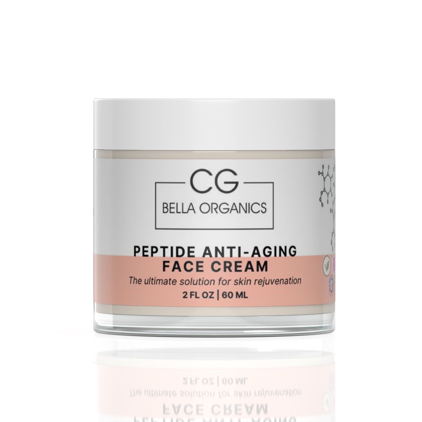CREMA FACIAL ANTI-ENVEJECIMIENTO DE PÉPTIDOS BIOACTIVOS